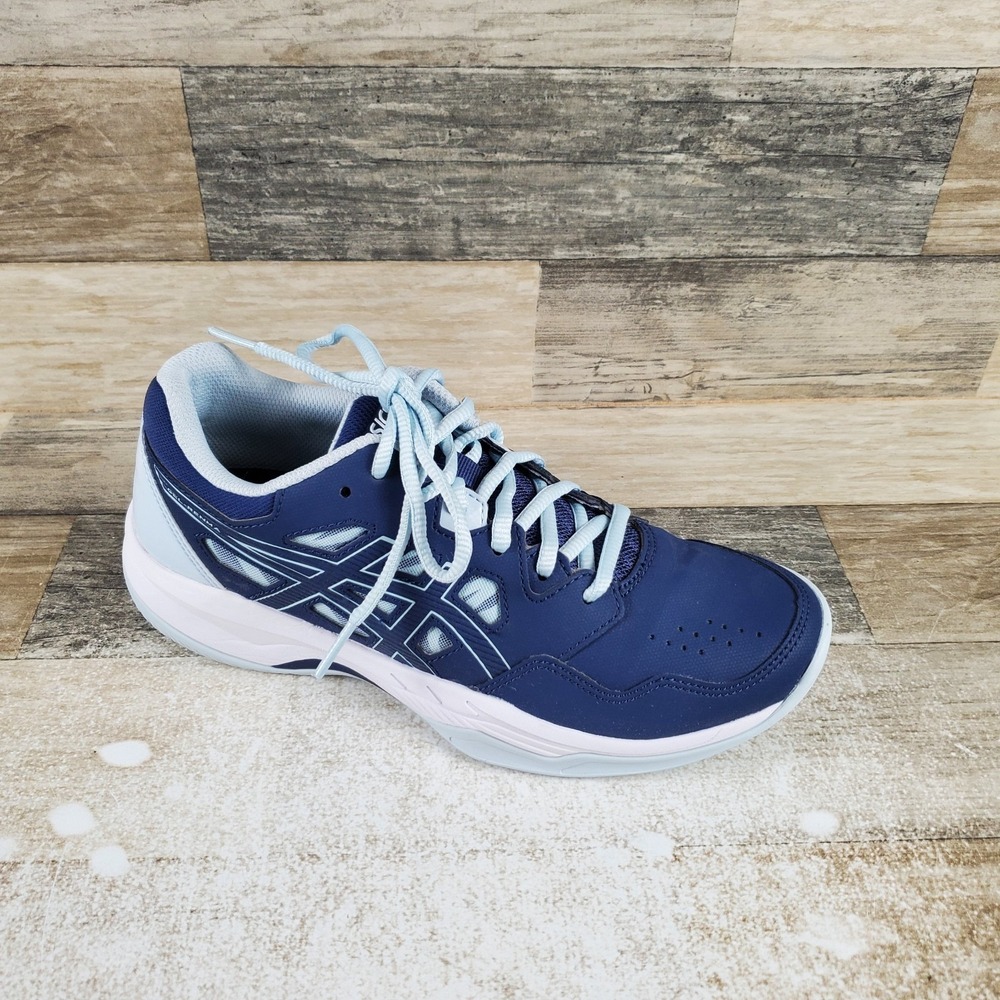 ASICS GEL-Renma Womens Shoe Sz 7 Running Indigo Blue Sky Leather Lace Up Sneaker